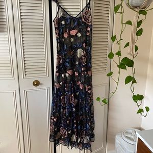 Nasty gal sheer maxi festival dress
